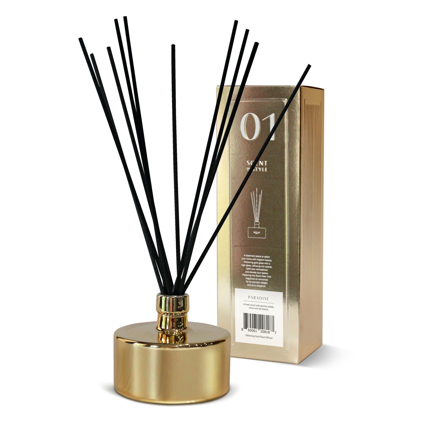 Glistening Gold Reed Diffuser – Scent New York