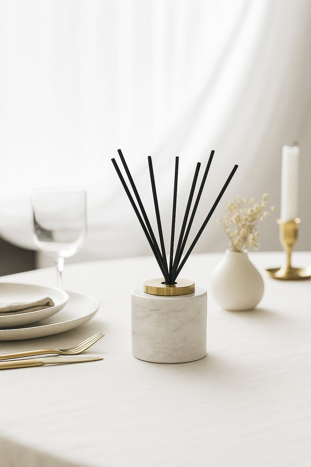 Gilded Marble Reed Diffuser – Scent New York