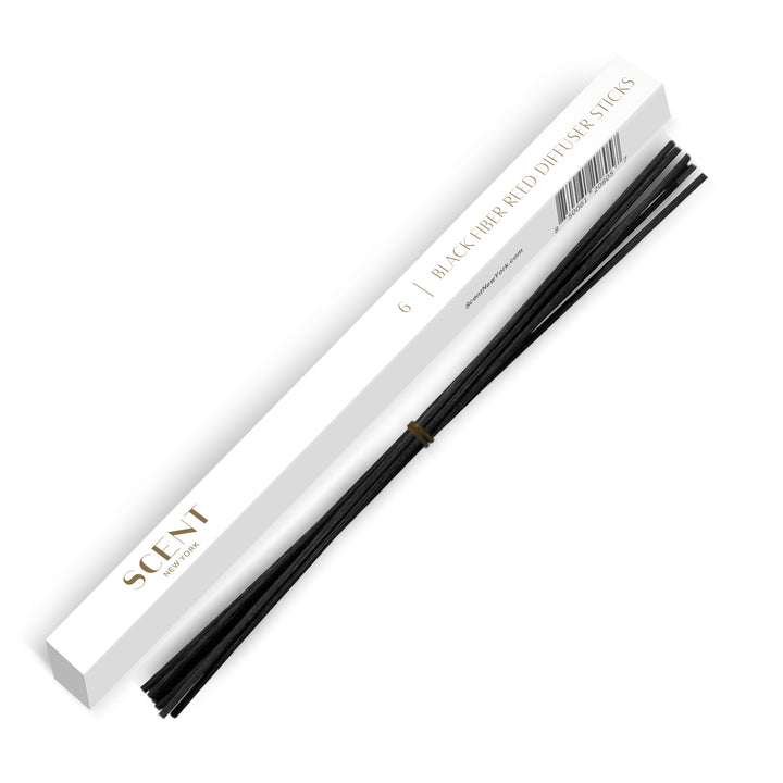Black Fiber Reed Diffuser Sticks - Pack of 6
